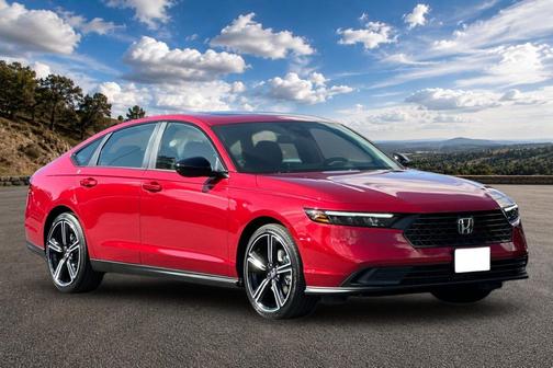 Radiant Red Metallic 2026 Honda Accord Hybrid Sport