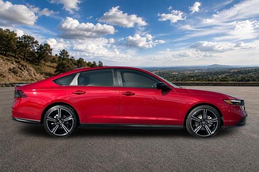Radiant Red Metallic 2026 Honda Accord Hybrid Sport