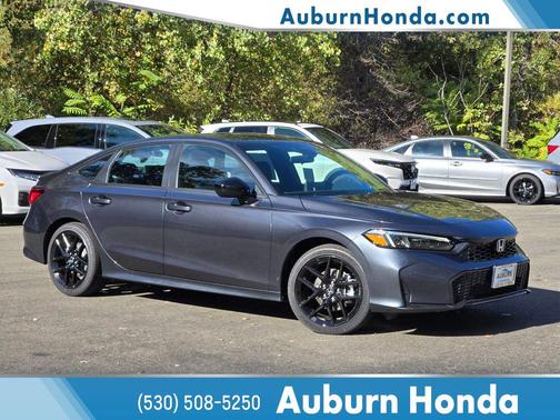 Meteorite Gray Metallic 2026 Honda Civic Hybrid Sport