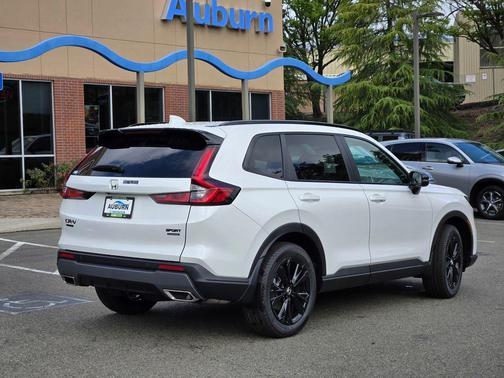 Platinum White Pearl 2026 Honda CR-V Hybrid Sport Touring AWD