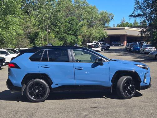Midnight Black Metallic 2025 Toyota RAV4 Hybrid SE