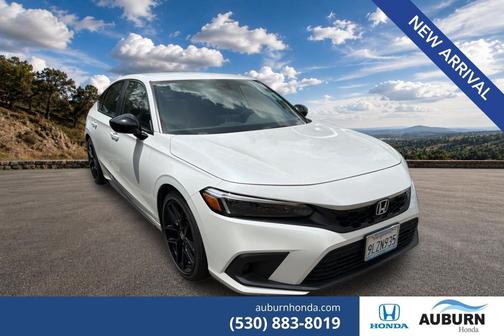 Platinum White Pearl 2024 Honda Civic Sport