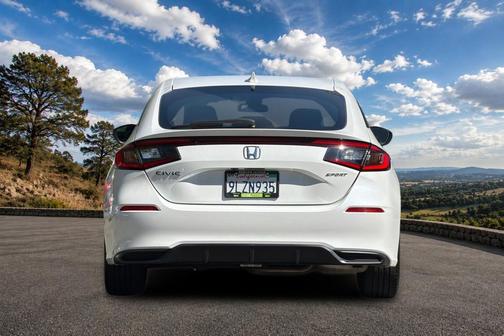 Platinum White Pearl 2024 Honda Civic Sport