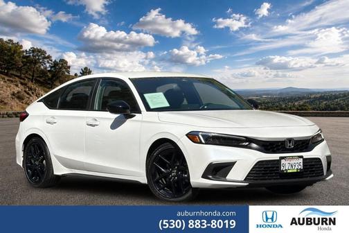 Platinum White Pearl 2024 Honda Civic Sport