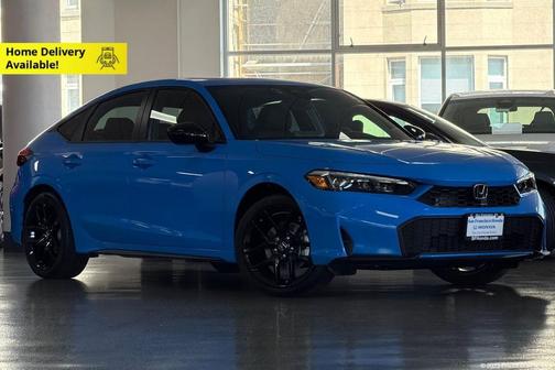 Boost Blue Pearl 2026 Honda Civic Hybrid Sport