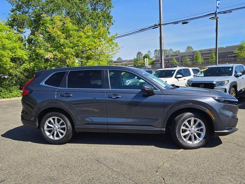 Solar Silver Metallic 2025 Honda CR-V EX AWD