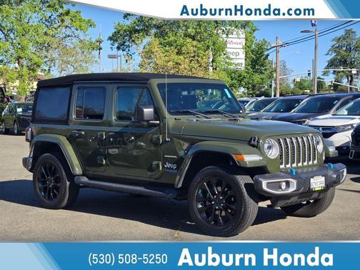 Sarge Green Clearcoat 2022 Jeep Wrangler Unlimited 4xe Sahara