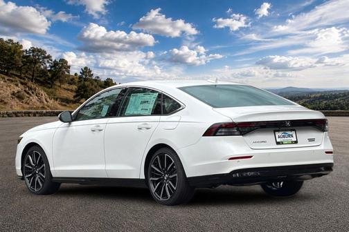 Platinum White Pearl 2026 Honda Accord Hybrid Touring