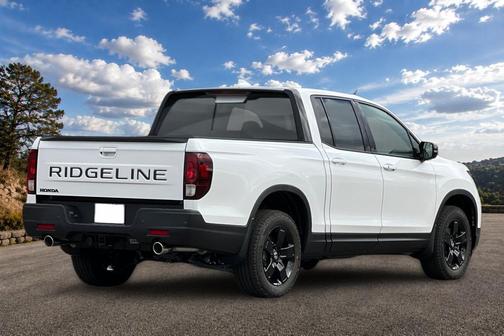 Platinum White Pearl 2026 Honda Ridgeline Black