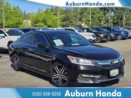 Crystal Black Pearl 2017 Honda Accord Sport SE