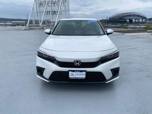 Platinum White Pearl 2023 Honda Civic EX