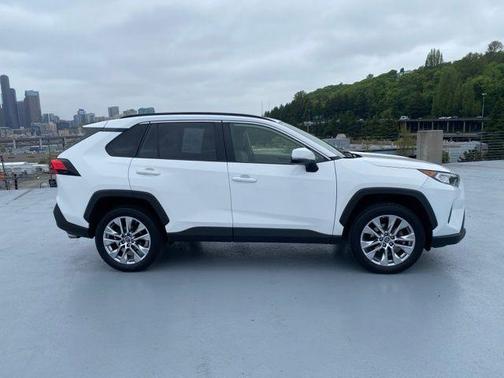 Super White 2019 Toyota RAV4 XLE Premium
