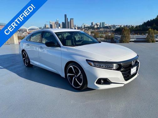 Platinum White Pearl 2022 Honda Accord Sport SE