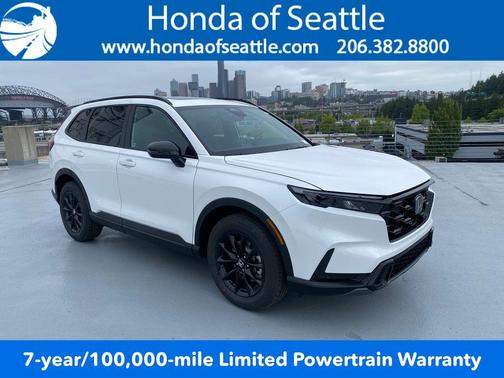 Platinum White Pearl 2026 Honda CR-V Hybrid Sport-L