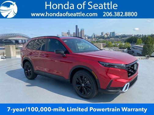 Radiant Red Metallic 2026 Honda CR-V Hybrid Sport Touring