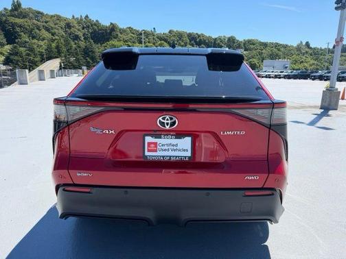 Red / Black 2024 Toyota bZ4X Limited