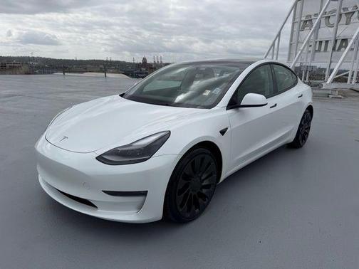 Pearl White Multi 2023 Tesla Model 3 Performance