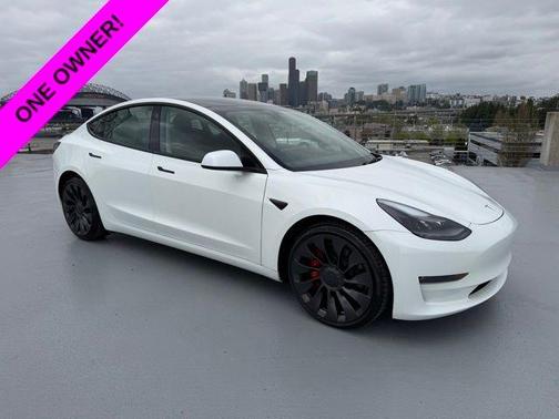 Pearl White Multi 2023 Tesla Model 3 Performance