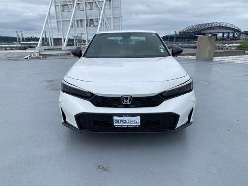Platinum White Pearl 2026 Honda Civic Sport