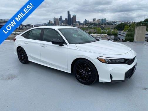Platinum White Pearl 2026 Honda Civic Sport