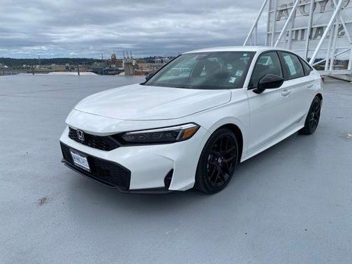 Platinum White Pearl 2026 Honda Civic Sport