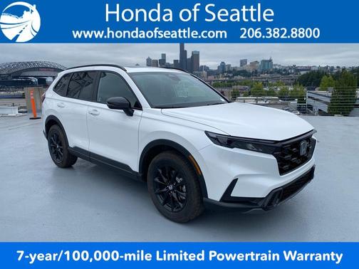 Platinum White Pearl 2026 Honda CR-V Hybrid Sport