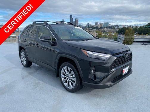Midnight Black Metallic 2025 Toyota RAV4 XLE Premium