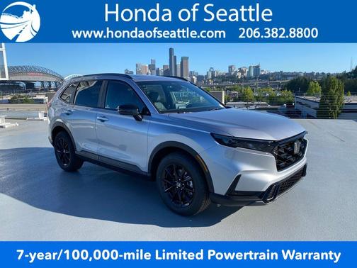 Solar Silver Metallic 2026 Honda CR-V Hybrid Sport-L
