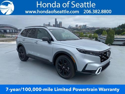 Solar Silver Metallic 2026 Honda CR-V Hybrid Sport Touring