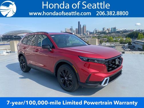 Radiant Red Metallic 2026 Honda CR-V Hybrid Sport Touring