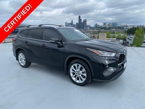 Midnight Black Metallic 2020 Toyota Highlander Limited