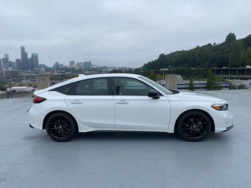 Platinum White Pearl 2026 Honda Civic Sport