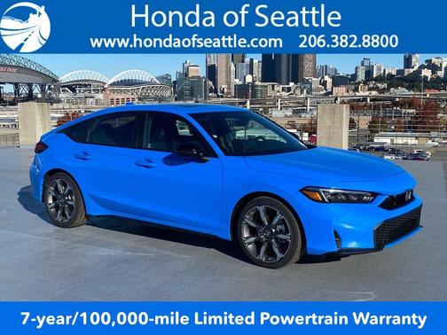 Boost Blue Pearl 2026 Honda Civic Hybrid Sport Touring