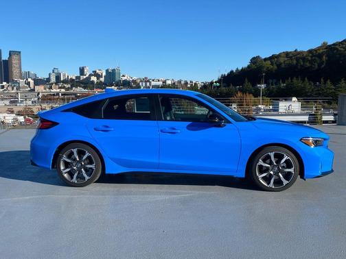 Boost Blue Pearl 2026 Honda Civic Hybrid Sport Touring