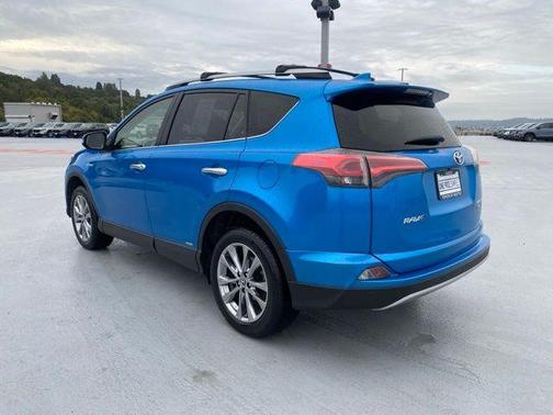 Electric Storm Blue 2017 Toyota RAV4 Hybrid Limited