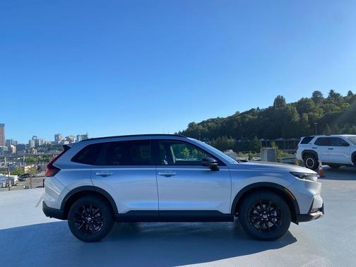 Solar Silver Metallic 2026 Honda CR-V Hybrid Sport-L
