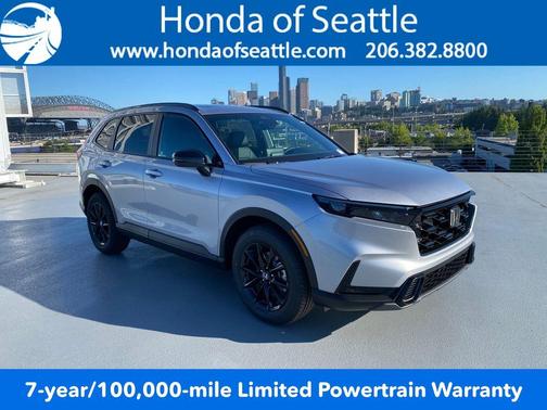 Solar Silver Metallic 2026 Honda CR-V Hybrid Sport-L