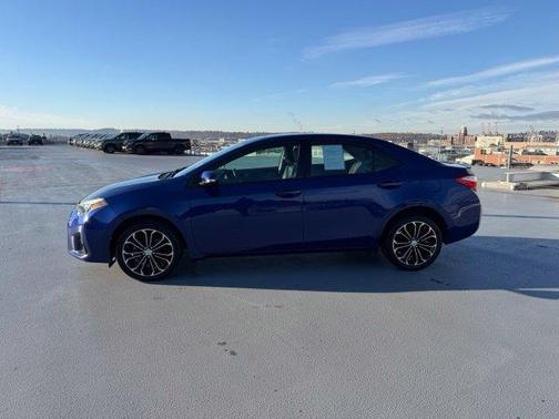 Blue Crush Metallic 2015 Toyota Corolla S Plus