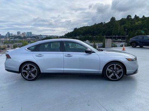 Solar Silver Metallic 2025 Honda Accord Hybrid Sport