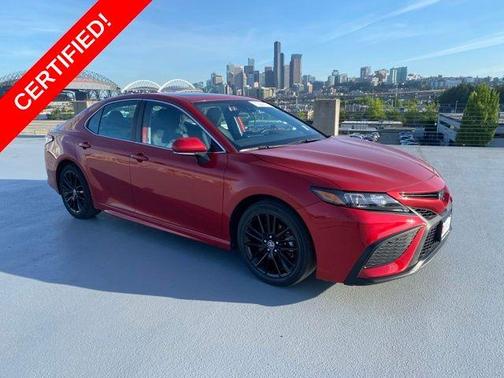 Red 2023 Toyota Camry SE