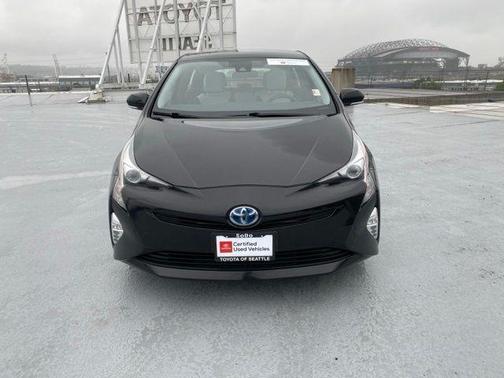 Midnight Black Metallic 2017 Toyota Prius Three Touring
