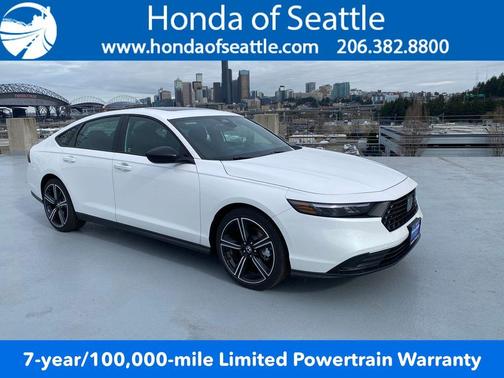 Platinum White Pearl 2026 Honda Accord Hybrid Sport