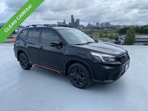 Crystal Black Silica 2021 Subaru Forester Sport