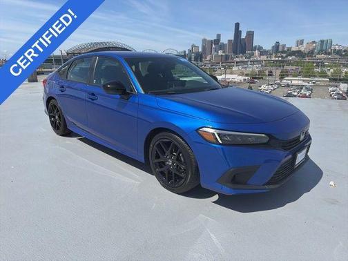 Aegean Blue Metallic 2023 Honda Civic Sport