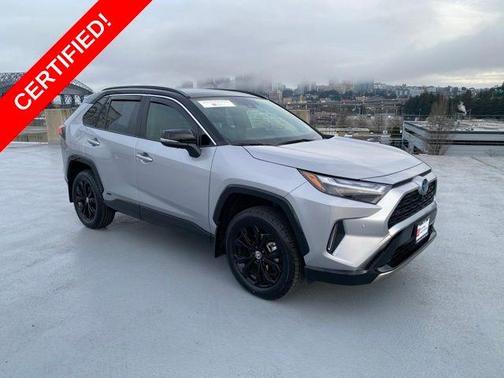 Silver Sky Metallic 2024 Toyota RAV4 Hybrid XSE