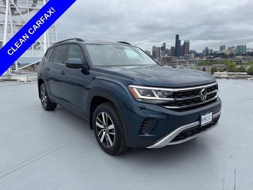 Tourmaline Blue Metallic 2022 Volkswagen Atlas 2.0T SE