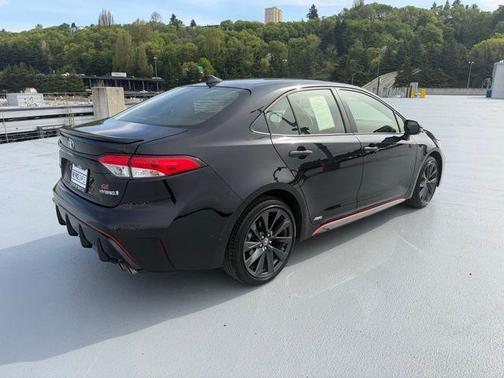 Midnight Black Metallic 2023 Toyota Corolla Hybrid SE