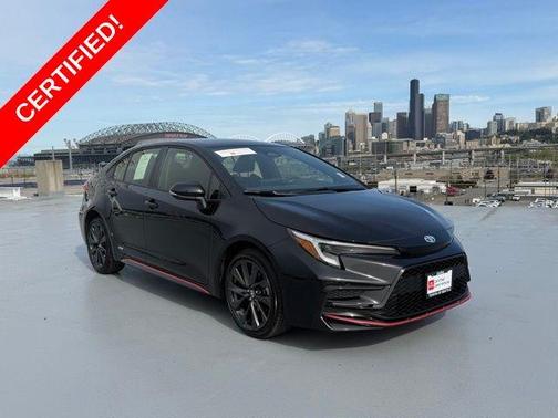 Midnight Black Metallic 2023 Toyota Corolla Hybrid SE