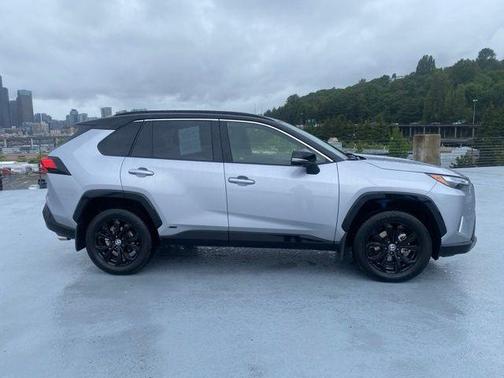 Silver Sky Metallic 2025 Toyota RAV4 Hybrid XSE
