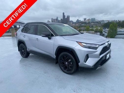 Silver Sky Metallic 2025 Toyota RAV4 Hybrid XSE